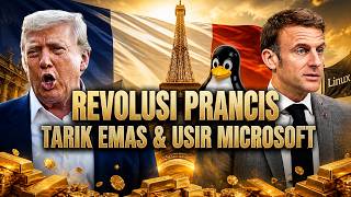 TINGGALKAN AMERIKA! PRANCIS PINDAHKAN EMAS &amp; GANTI WINDOWS KE LINUX
