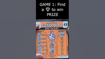 £250,000 EASY TO PLAY - UK Scratchcard