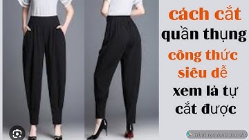 338✅: cách cắt quần ống thụng công thức siêu dễ xem là tự cắt được. Super easy way to cut