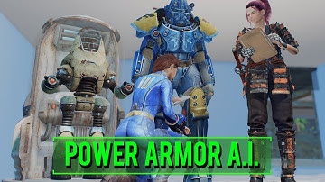 Fallout 4 - SETTLEMENT GARDENER BOT & VAlkyrie A.I. TALKING POWER ARMOR COMPANION - Cool Nifty Mods