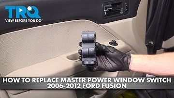 How to Replace Master Power Window Switch 2006-2012 Ford Fusion