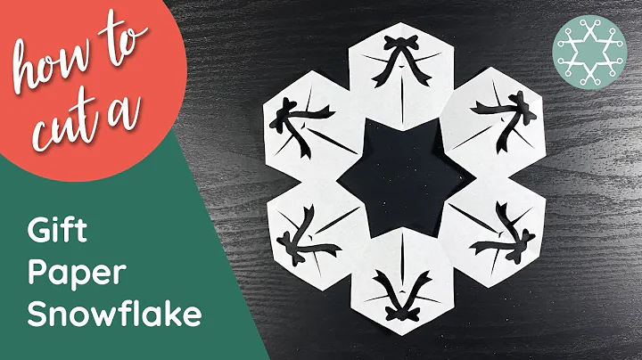Gift Paper Snowflake - Time-Lapse Video - Paper Snowflake Art - 25 Days of Snowflakes