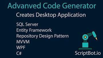 Advanced Code Generator Builds C#, SQL Server, WPF Application in Less Than a Minute