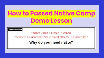 How to pass Native Camp Demo Lesson? | Why do you need natto?| Teacher Raquel D❣️