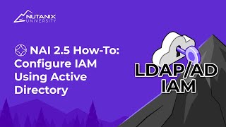 NAI 2.5 How To: Configure IAM Using Active Directory