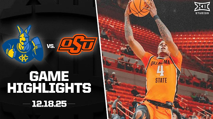 Kansas City vs. Oklahoma State Game Highlights | 2025-26 Big 12 Men's Basketball
