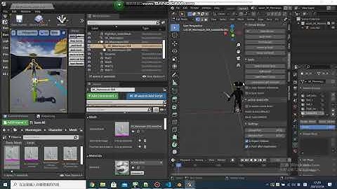 Unreal Engine Blender Bridge： 18 skeletal mesh:Create a new skeletal mesh(Same skeleton)-2