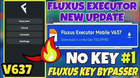 [Roblox] Fluxus Executor Available | Download v637 | No Lag & Crash Working 100% #bloxfruits #viral