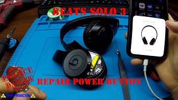 BEATS SOLO 3 WIRELESS  - NON SI ACCENDONO/DO NOT TURN ON - TUTORIAL RESTORE AND REPAIR POWER BUTTON