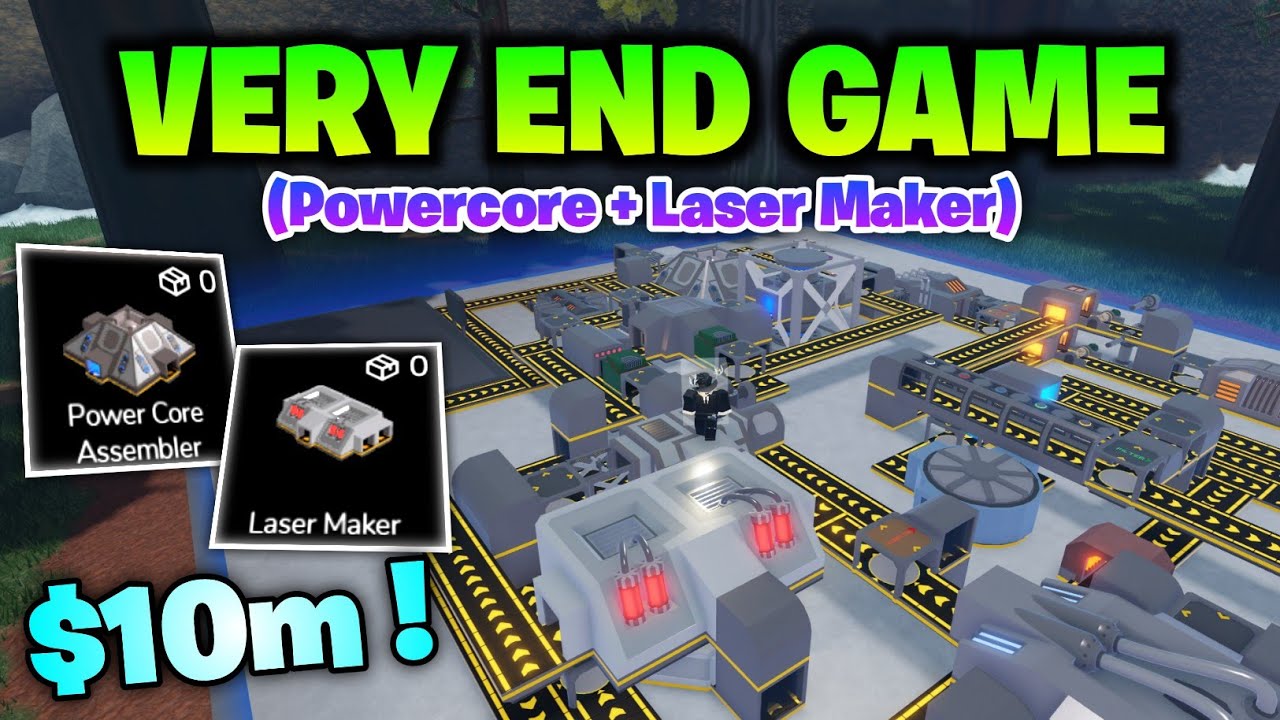 [NEW MACHINE] Best LASER MAKER and POWERCORE Setup Ultimate Mining ...