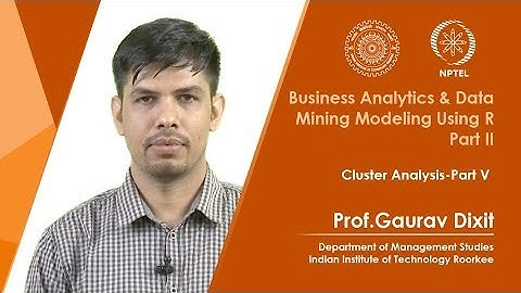 Cluster Analysis- Part V