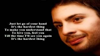 Video thumbnail of "Tose Proeski - The Hardest Thing"