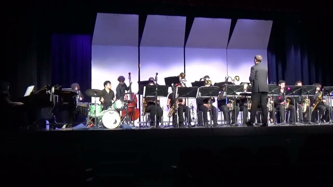 The Brick Township High School Jazz Band performs Magic Flea