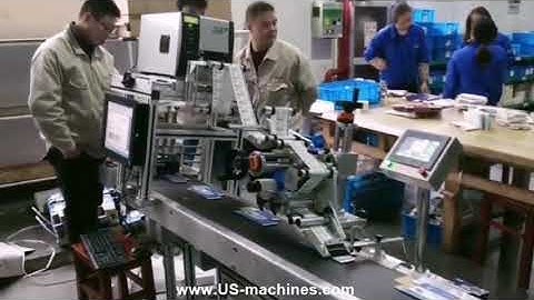 Automatic box case carton board paging feeding labeling machine with real time printer