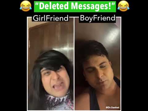 WHEN BOYFRIEND DELETES A SENT MESSAGE | Lol| | Dr.Sanket Bhosale