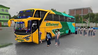 Bus Efisiensi Family Gathering Ke Istano Basa Pangaruyung | Bus Simulator Indonesia screenshot 3