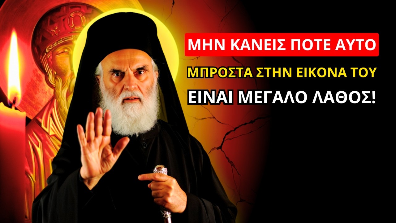 Άγιος Νεκτάριος: ΜΗΝ ΚΑΝΕΙΣ ΠΟΤΕ ΑΥΤΟ μπροστά στην εικόνα του – είναι μεγάλο λάθος!