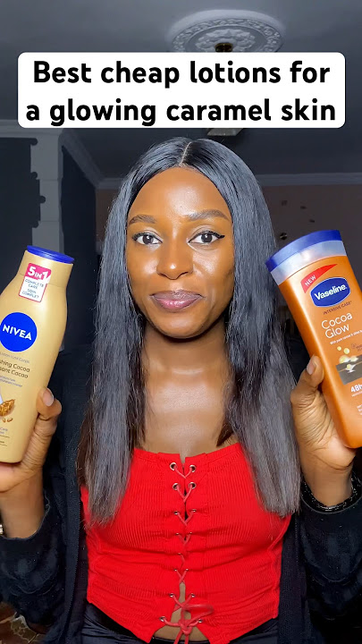 The best affordable body lotions for a glowing caramel skin #glowingskin #caramelskin #viral #shorts