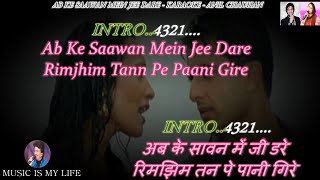 Download lagu Ab Ke Sawan Mein Jee Dare Karaoke With Scrolling Lyrics Eng. & हिंदी