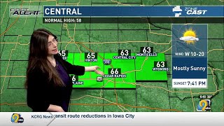 KCRG First Alert Forecast: Tuesday morning, April 9