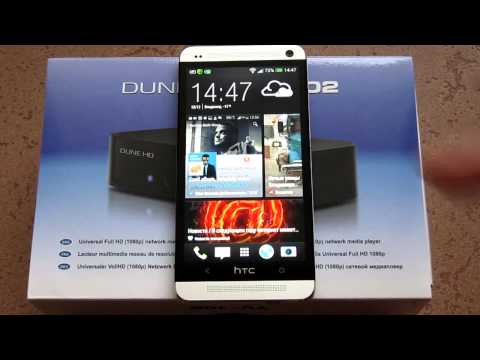 Медиаплеер Dune HD TV-102W-С и смартфон HTC ONE