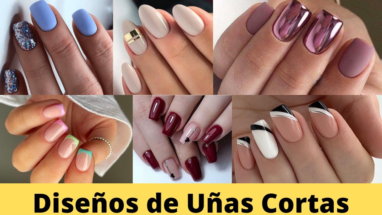 Uñas Cortas Bonitas Tendencia 2022 - YouTube