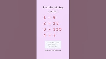 Find the missing number| #exam #mathpuzzle #maths #puzzle #quiz #viral #aptitude #reasoning #riddles