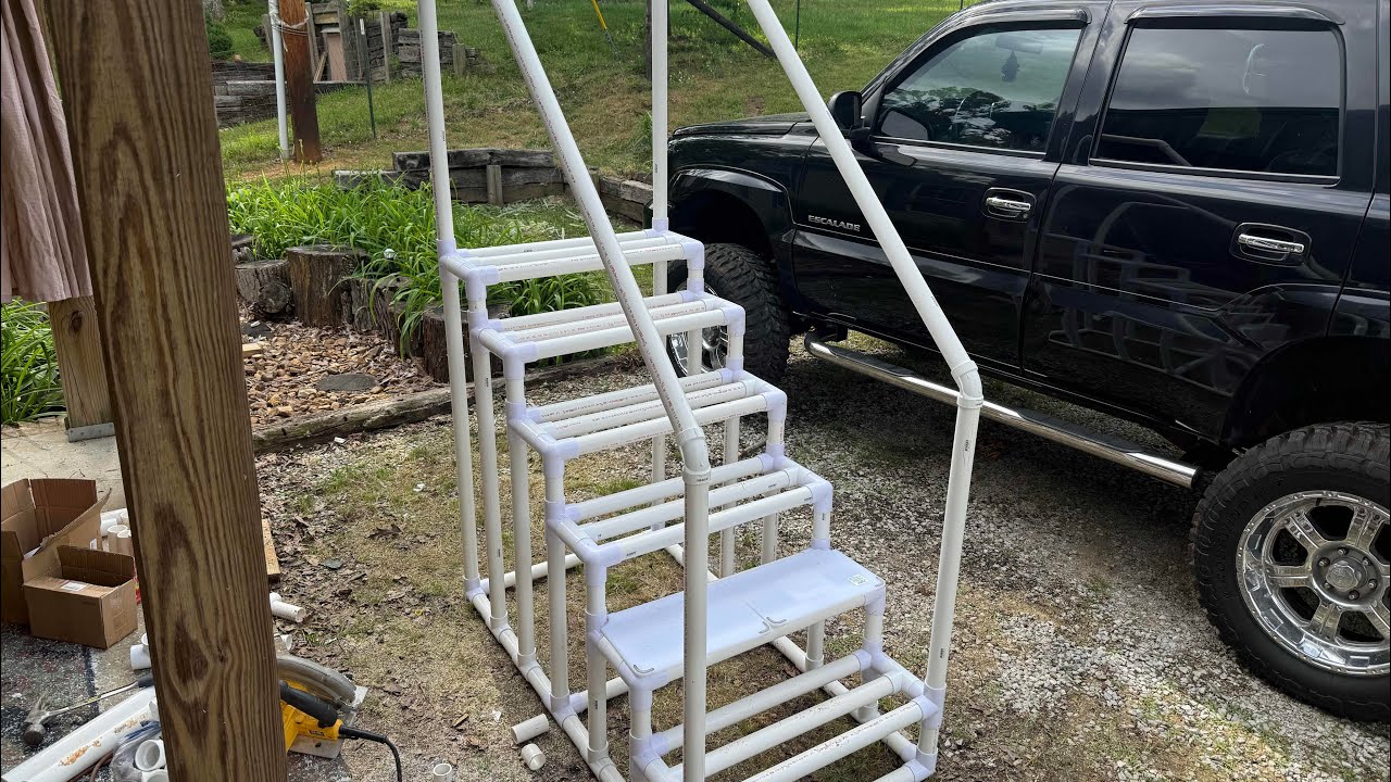 Building the PERFECT 48-Inch PVC Pool Steps