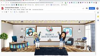 Adding a Header in Canvas