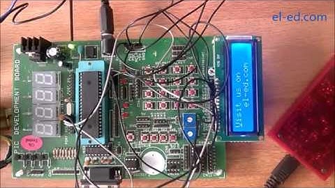 Interfacing LCD in 4 bit mode with PIC 16F877A Microcontroller