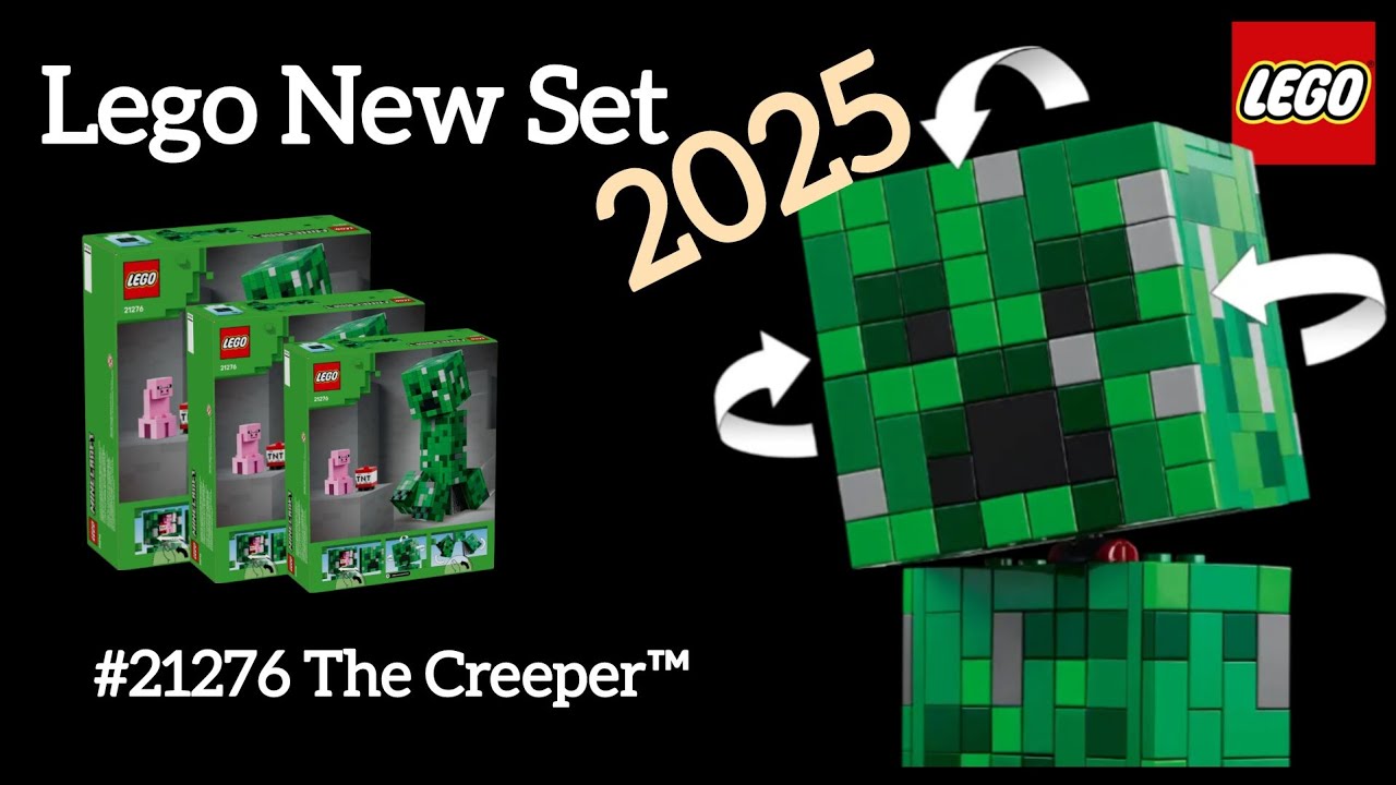 LEGO New Set #21276 The Creeper™ - YouTube
