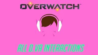 Overwatch - All D.va Interactions Defense Matrix Quotes
