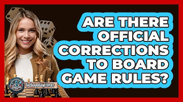 Are There Official Corrections To Board Game Rules?