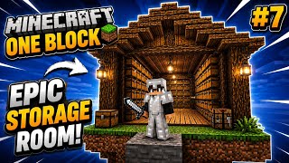 Minecraft Storage Room In One Block 😱! 
