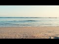 Calm Beach Sounds 🌊 Soft Ocean Wave Sounds to Relax, Sleep or Study. Beautiful Fine Sand Beach in 4K