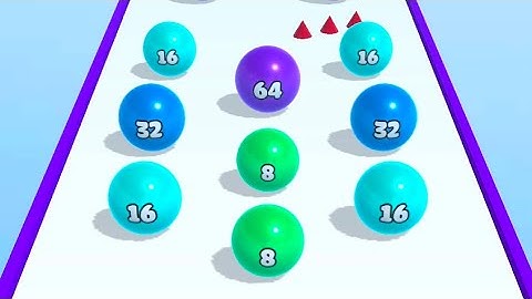 Ball Merge 2048 - All Levels Gameplay Android, iOS ( Levels 16-17 )