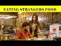 Eating strangers food prank  sharik shah pranks