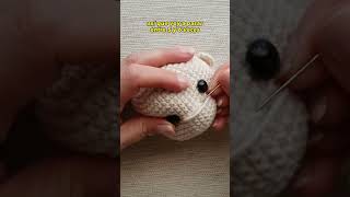 MUY SENCILLO! Así bordamos NARIZ VOLUMINOSA en una MUÑECA AMIGURUMI