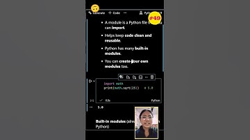 Day 49️⃣ – Modules in Python 📦#programming