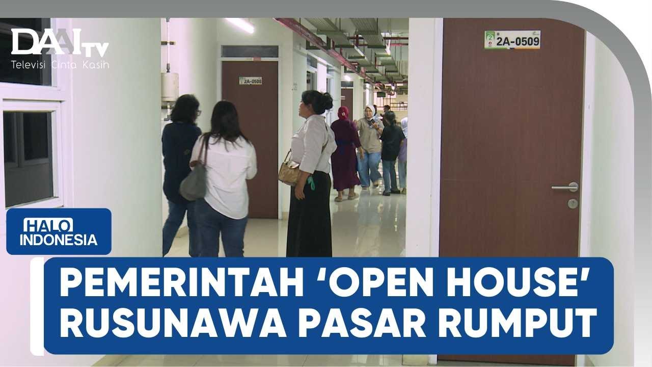 Pemerintah Gelar Griya Rusunawa Pasar Rumput