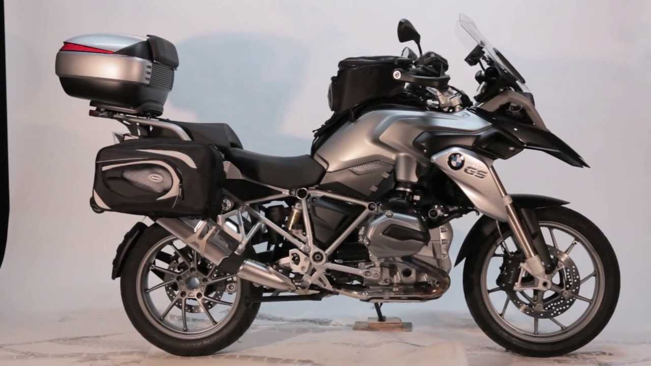 BMW R1200GS équipée avec accessoires SHAD 