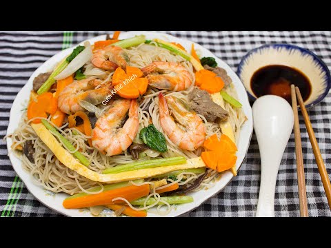 BẬT MÍ CÁCH LÀM BÚN GẠO XÀO THẬP CẨM TUYỆT NGON KHÔNG BỊ DÍNH - CKK