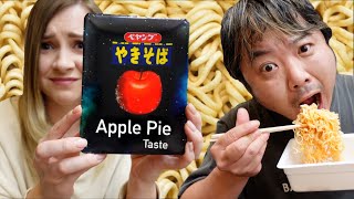 Japan Released APPLE PIE Flavour Instant Noodles
