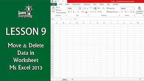 Ms Excel Basic to Advance Course in Urdu LESSON 9 BY LEARN EVERYTHING