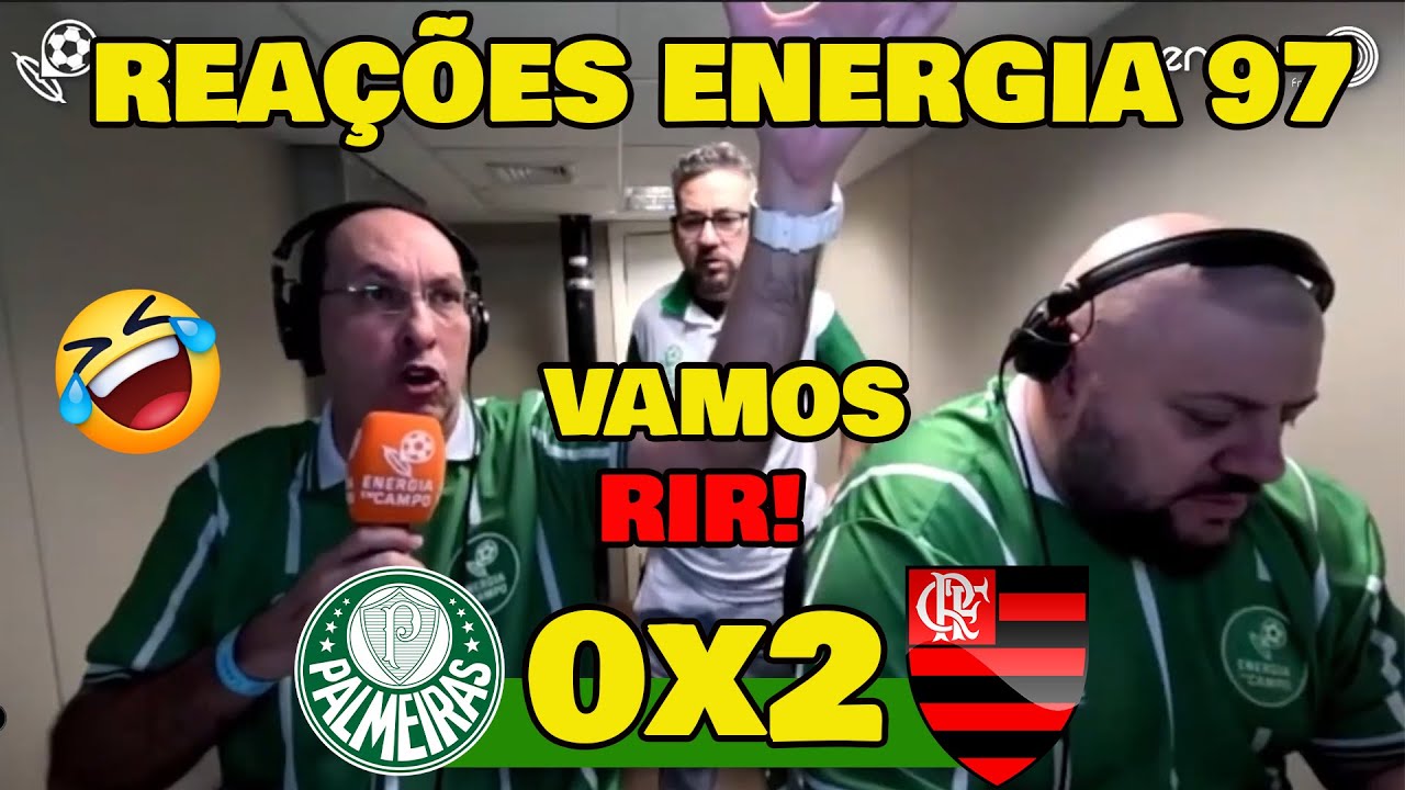 VAMOS RIR! REAÇÕES DA RÁDIO ENERGIA 97 FM - PALMEIRAS 0x2 FLAMENGO - ELES FICARAM REVOLTADOS!