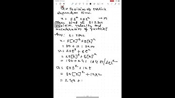 Non uniform accelerated motion 2