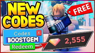 SECRET 2050 GEM BOOST CODES IN ANIME DIMENSIONS! *USE FAST* Roblox 