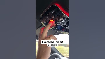 🆘 eCall / Manually activated Emergency Call in the Mercedes C class! #shorts