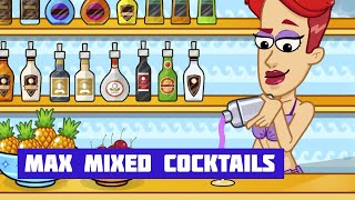 Барменша: Смешай коктейль (Max Mixed Cocktails) · Игра · Геймплей