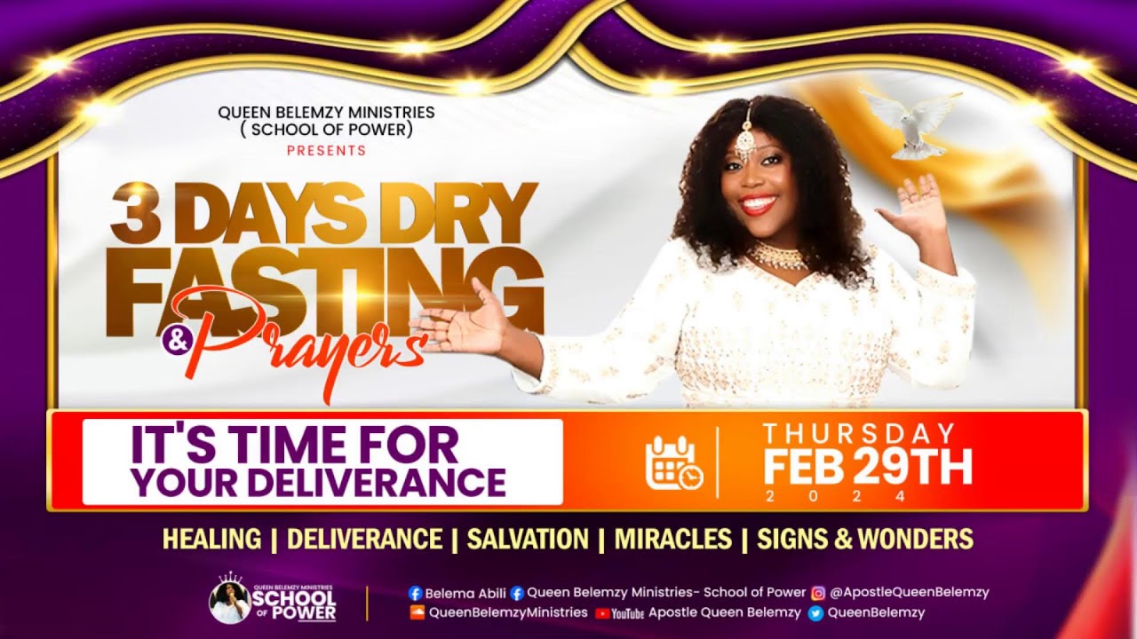 GET READY for 3 DAYS DRY FASTING & PRAYERS for DELIVERANCE. - YouTube